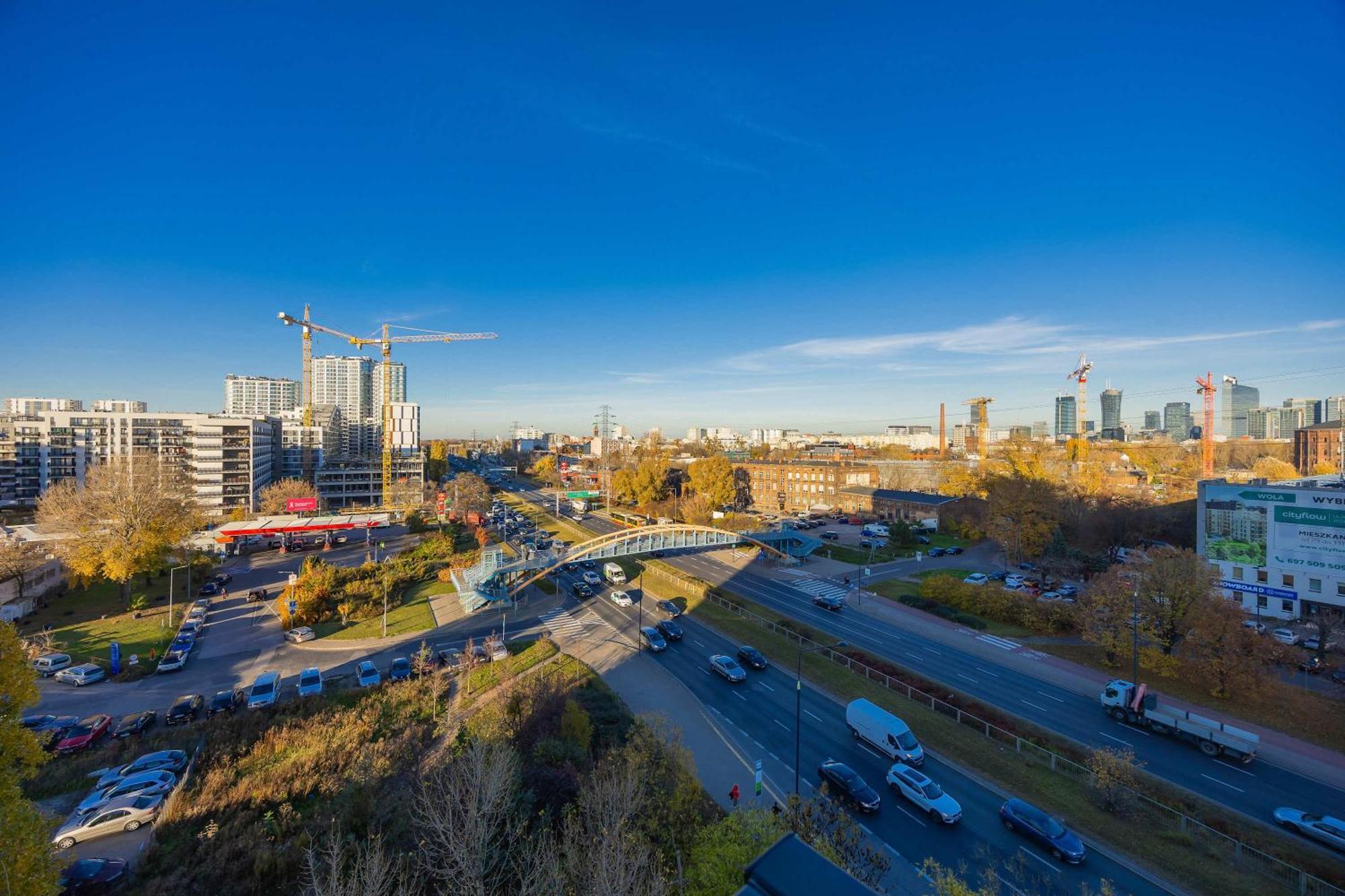 Apartament Sloneczny Z Pieknym Widokiem Klimatyzacja Renters Warszawa